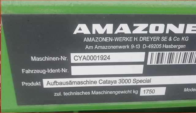 Drillmaschine Amazone Cataya 3000 Special