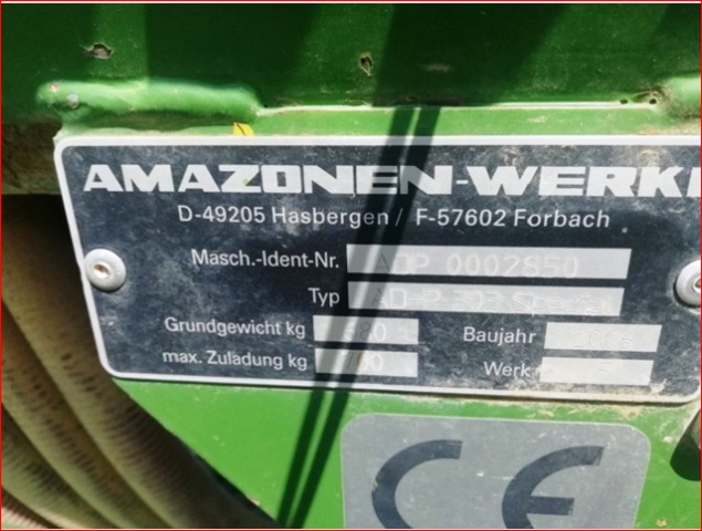 Drillkombination Amazone KG 303 + AD-P 303 Special