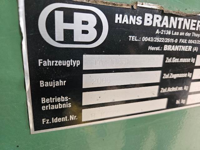 Dreiseitenkipper Brantner TA 20051 Stabilator