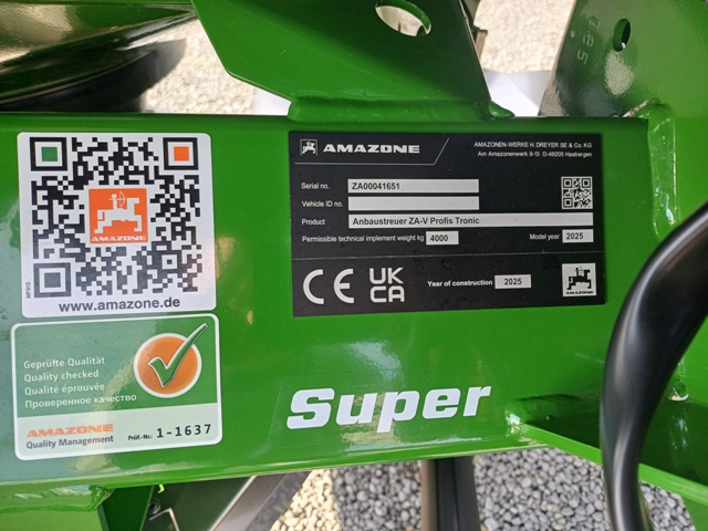 Anbaudüngerstreuer Amazone ZA-V 2000 Super