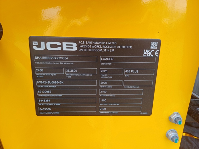 Kompaktlader JCB 403 Agri Plus