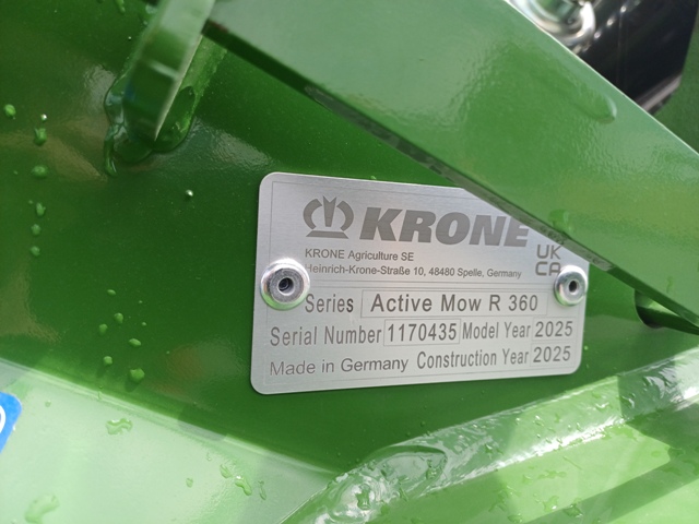 Heckscheibenmähwerk Krone Active Mow R360