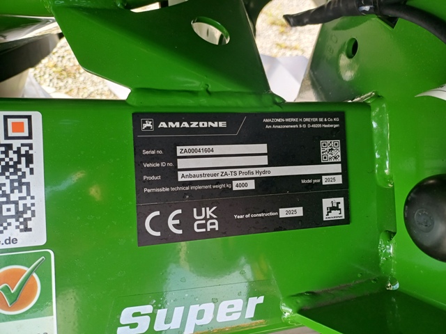 Anbaudüngerstreuer Amazone ZA-TS Hydro 3200 Super