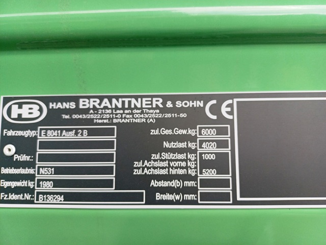 Dreiseitenkipper Brantner E6040