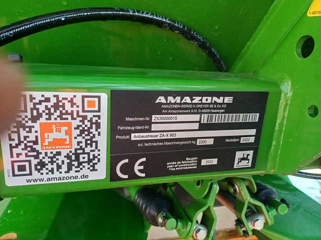 Anbaudüngerstreuer Amazone ZA-X 903
